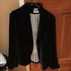 Velour blazer